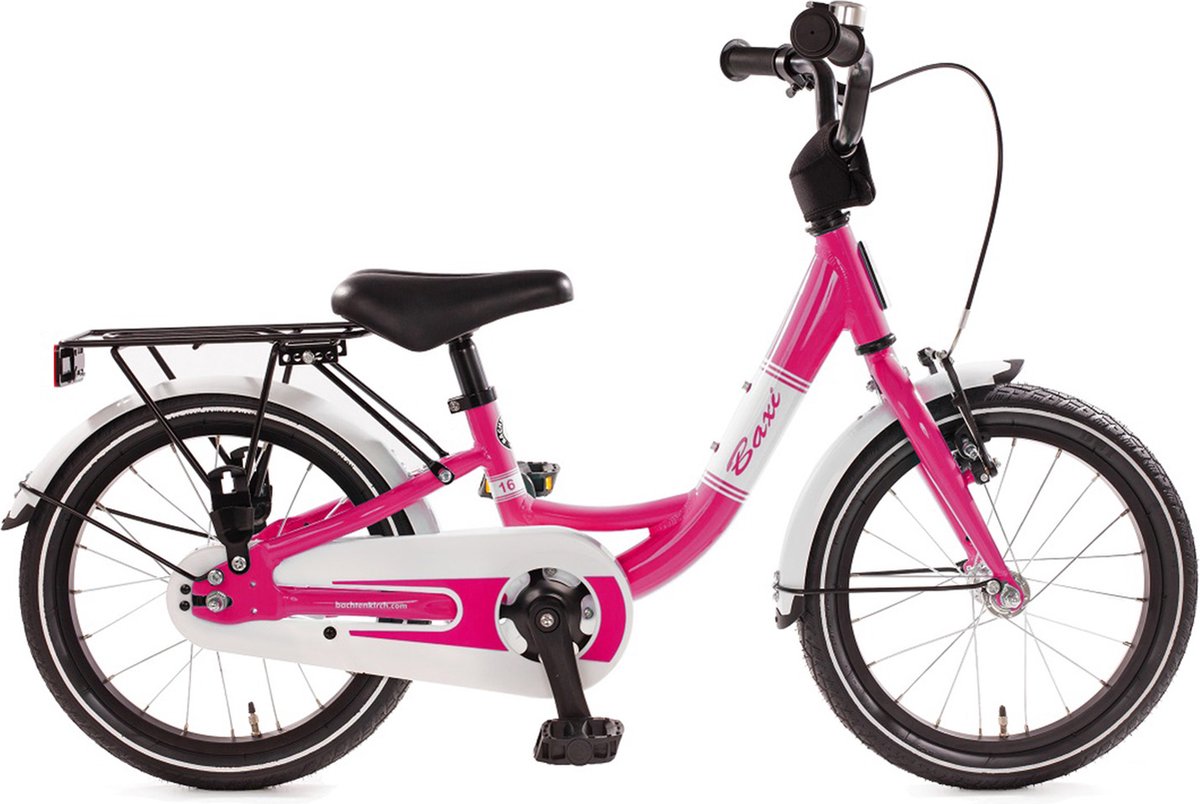bachtenkirch baxi kinderfiets 16 inch aluminium roze