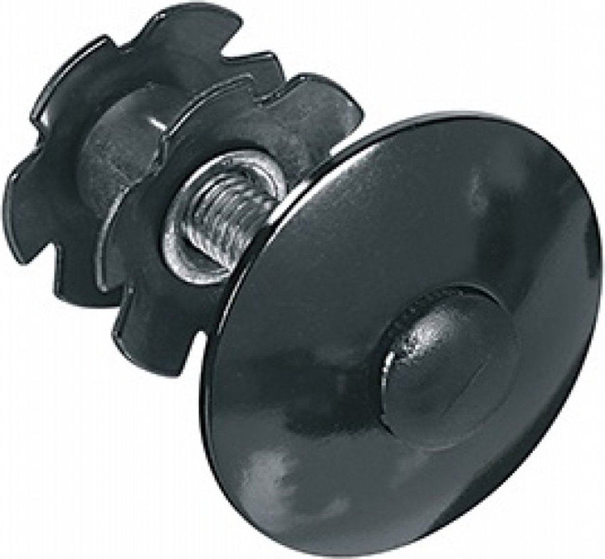 balhoofdplug ergotec 1 1 8 zwart