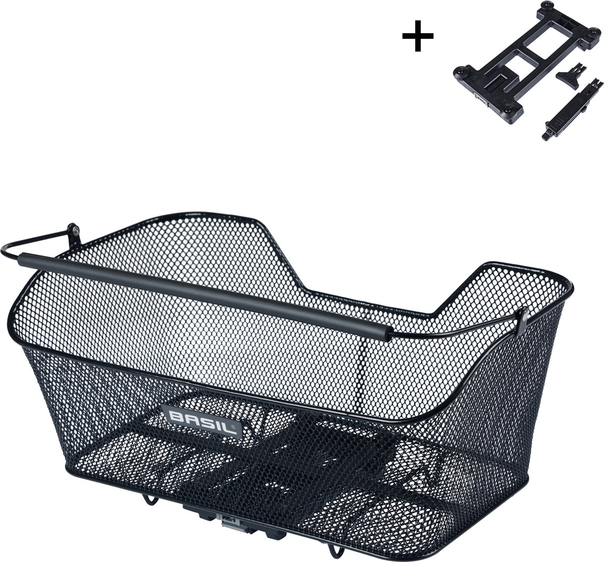 basil base xl mik achtermand zwart eco bodem