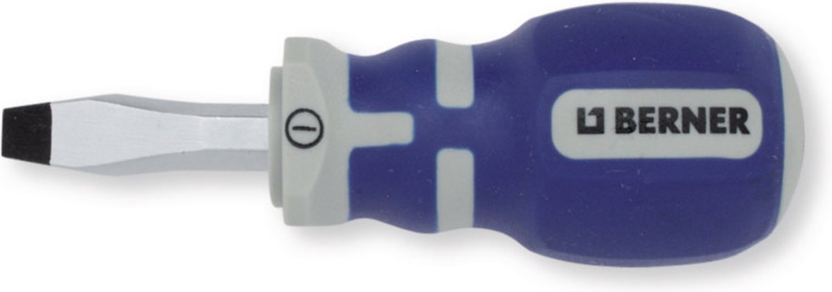 Berner Schroevendraaier Recht | Schroeven. Parkers | Metaal | Blauw-zilver - plat 5.5 x 30 mm (kort) Fiets kopen online