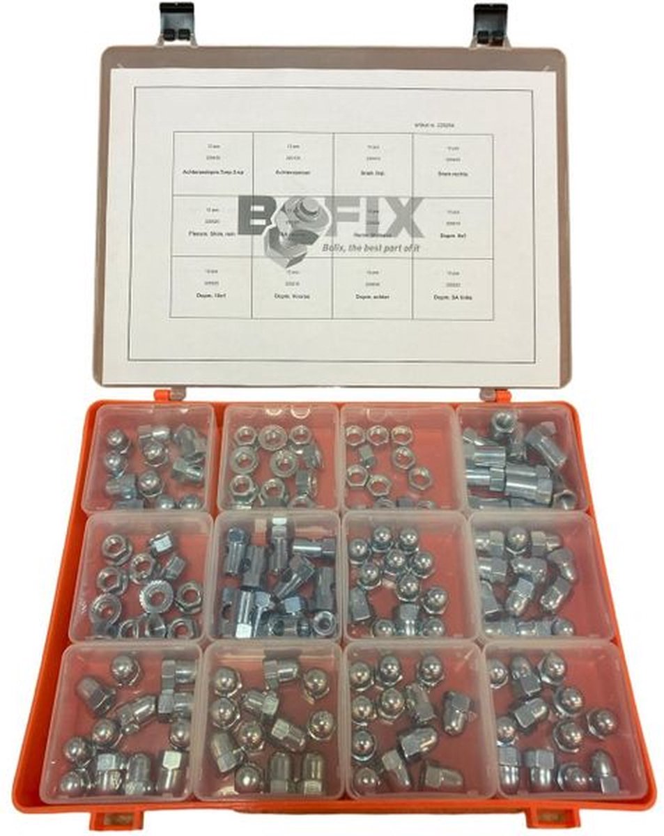 Bofix Assortimentbox 12 Vakken Naafdopmoeren (220294) Fiets kopen online