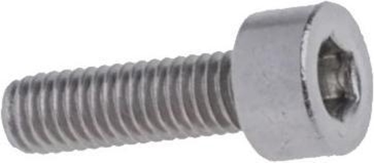 bofix inbusbouten m3 x 16 mm rvs zilver 25 stuks