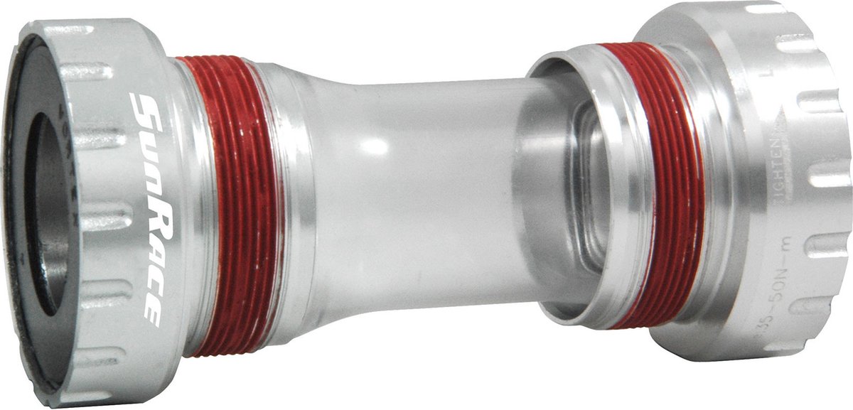bottom bracket bsa 68 x 44 mm zwart zilver