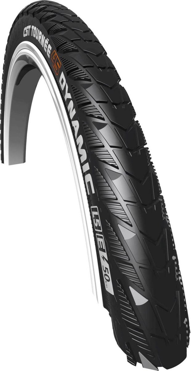 BUB CST 26-1.75 (47-559) City Tournee Dynamic zwart +R Fiets kopen online