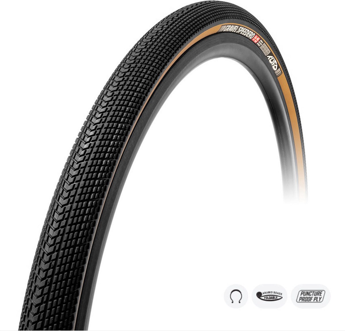 bub tufo gravel speedero vw 44 622 700x44c zwart beige