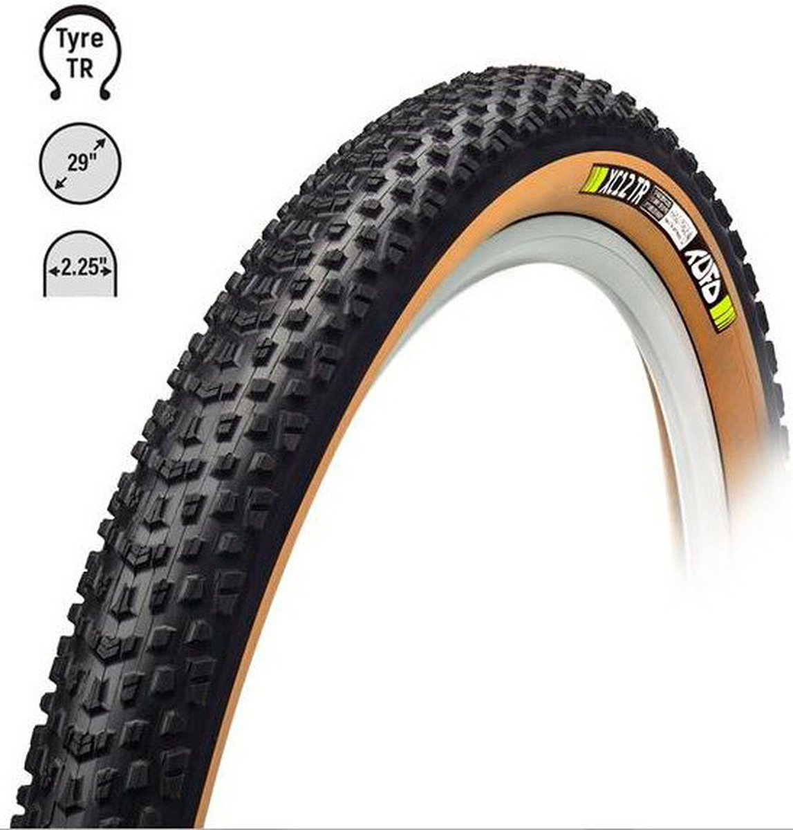 BUB Tufo MTB XC12 TR Tubeless 29X2,25 zwart/beige Fiets kopen online