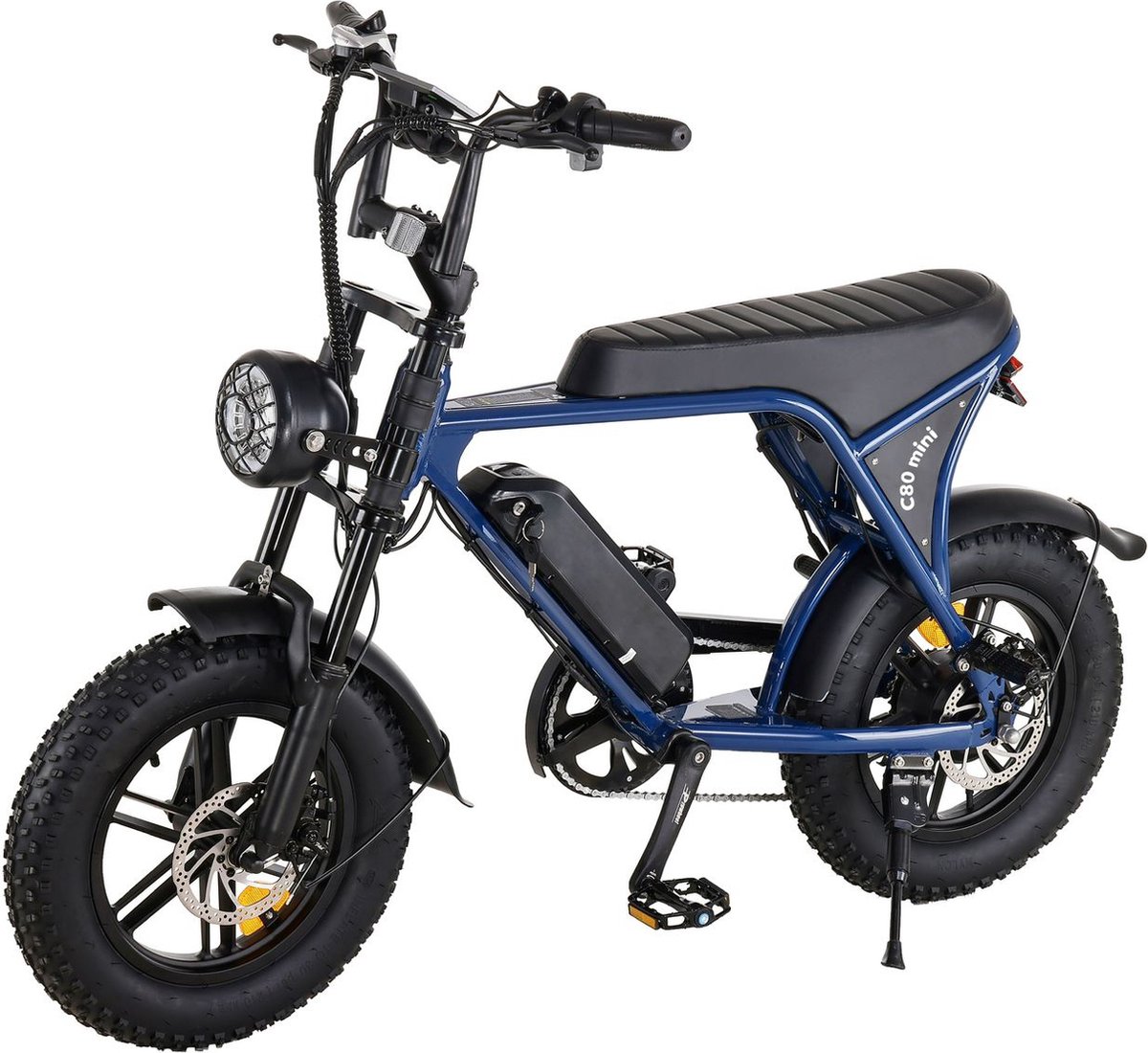 C80 - Mini Fatbike - Blauw - 250W - Elektrische Fatbike Fiets (elektrisch) kopen online