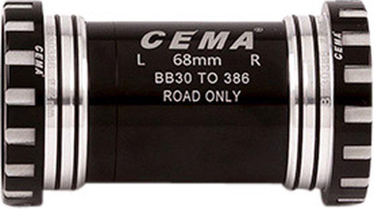 cema bb30 rotor 3d fsa386 trapas zilver 68 mm