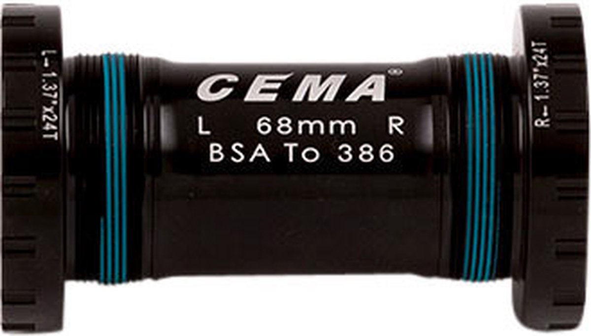 cema bsa ceramic fsa386 rotor 30 mm trapaslagers zilver 68 73 mm