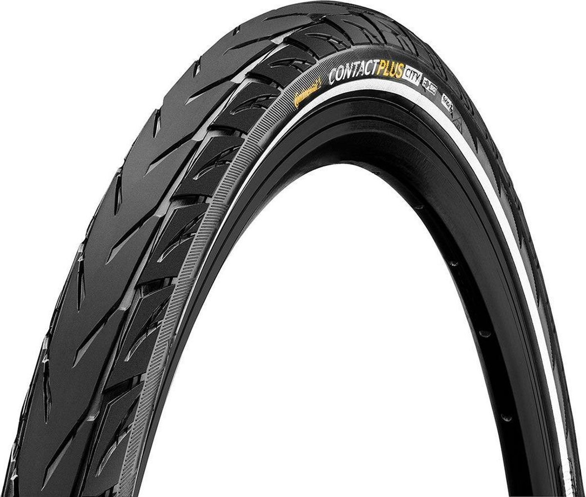 continental contact plus city clincher band 28 e 50 reflex zwart bandenmaat 47 622 28x1 75