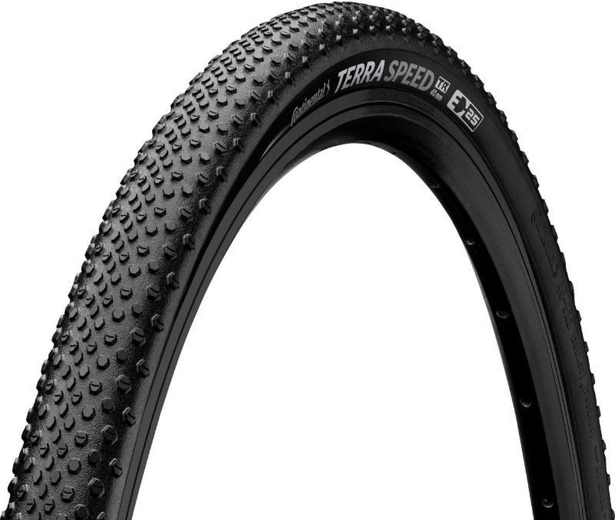continental terra speed protection tubeless 700 x 45 gravelband zilver 700 x 45