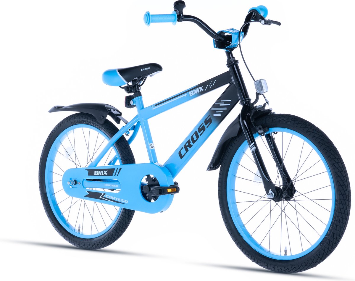 Cortego Cross Jongensfiets 18 Inch Blauw - Kinderfiets - 4, 5 & 6 Jaar Kinderfiets kopen online