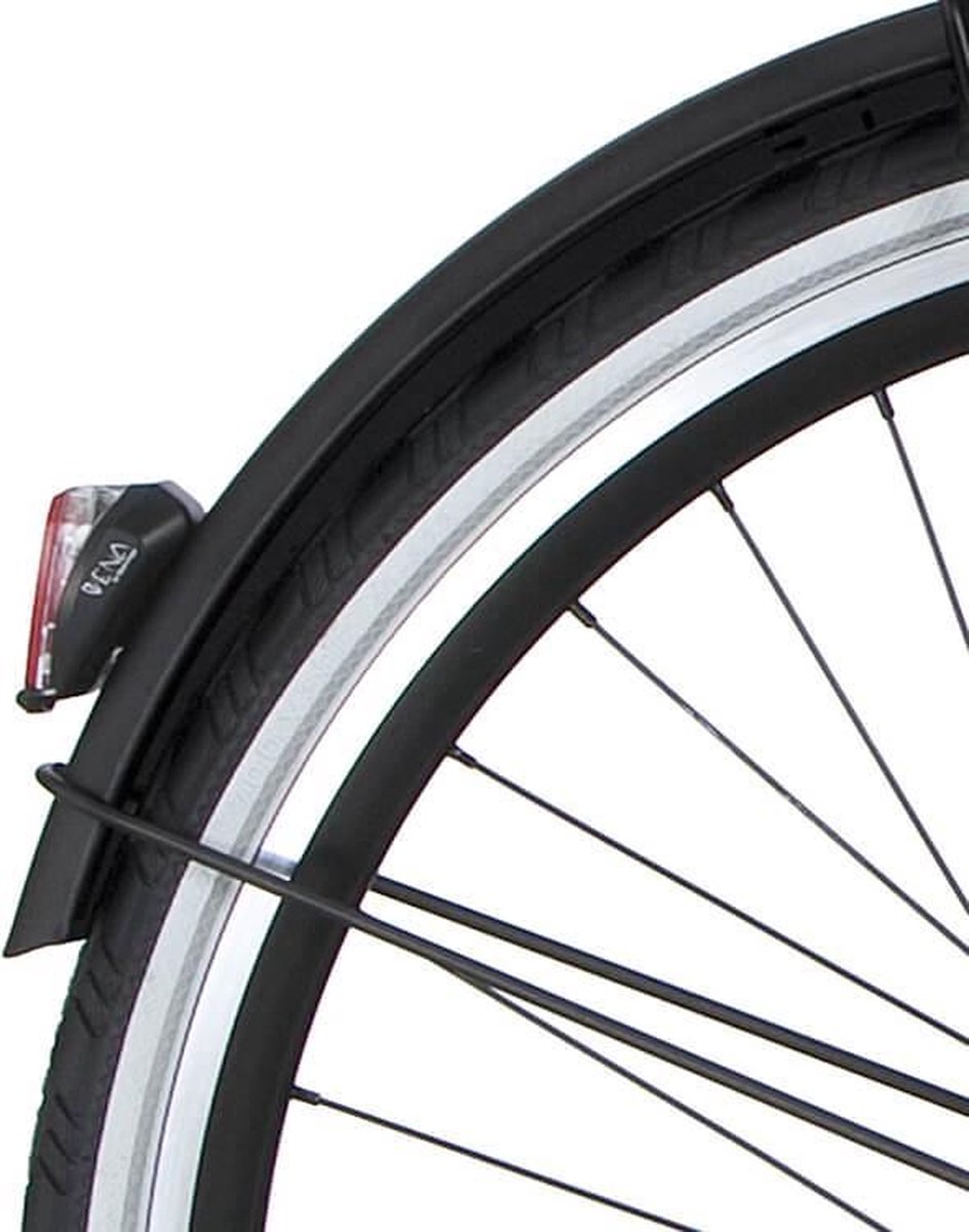 Cortina Spatbord achter 28 Speed black graphite matt ND8 Fiets kopen online