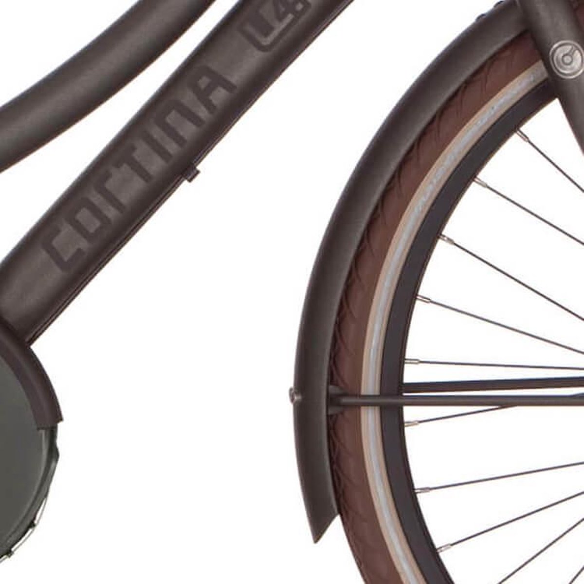 Cortina Spatbord voor 26 U4 black gold matt Fiets kopen online