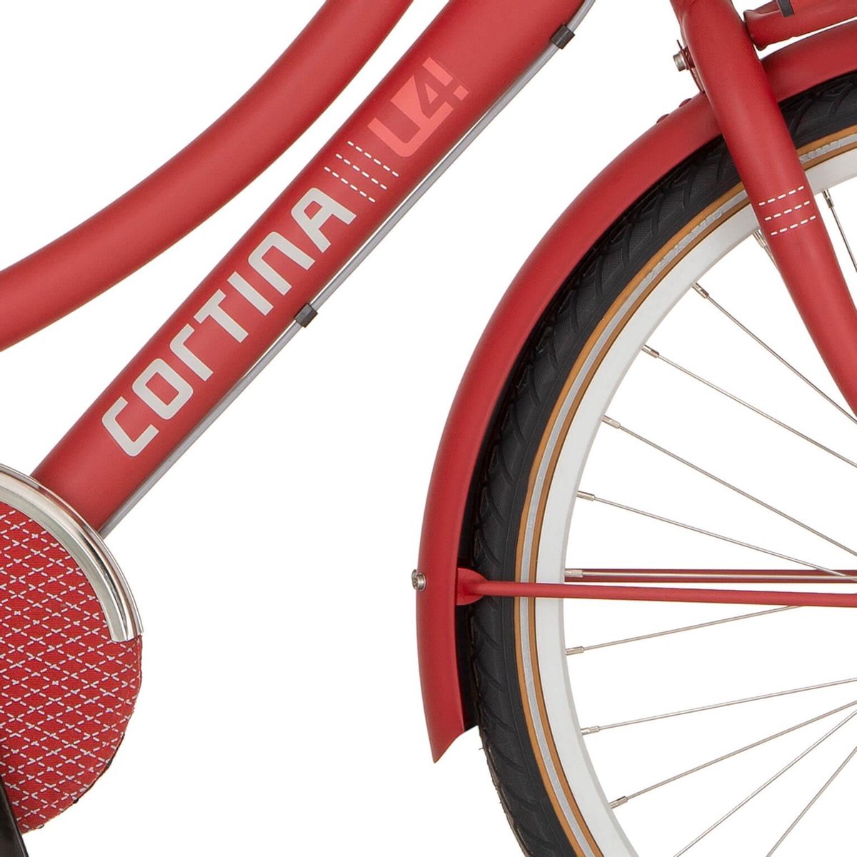 Cortina Spatbord voor 26 U4 true red matt Fiets kopen online