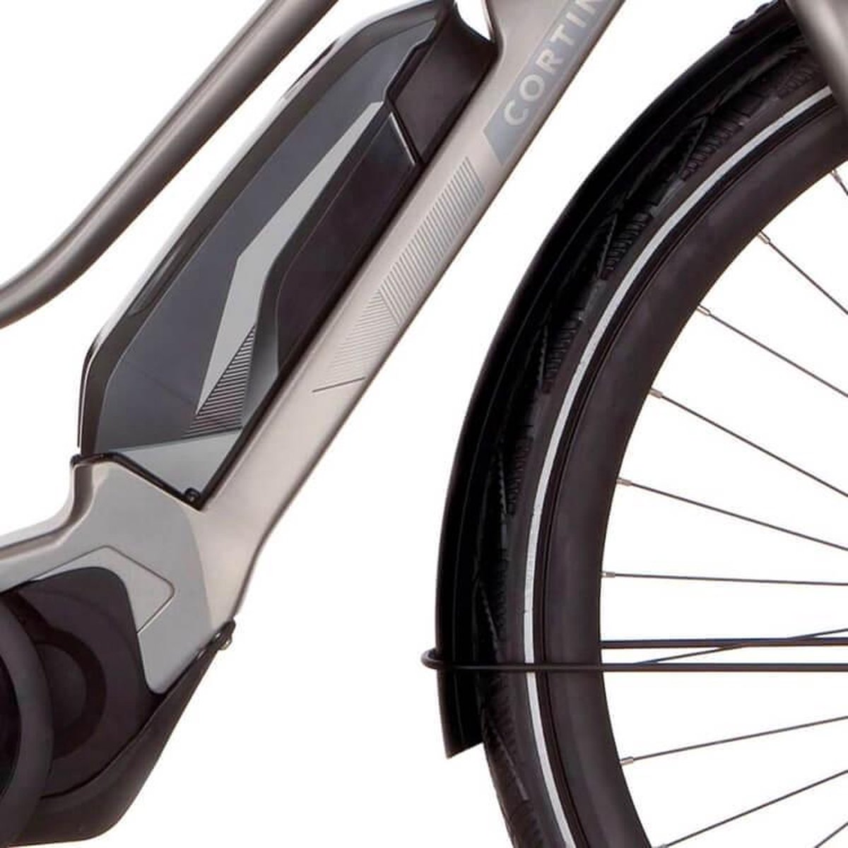 Cortina Spatbord voor 28 Mozzo jet black matt Fiets kopen online