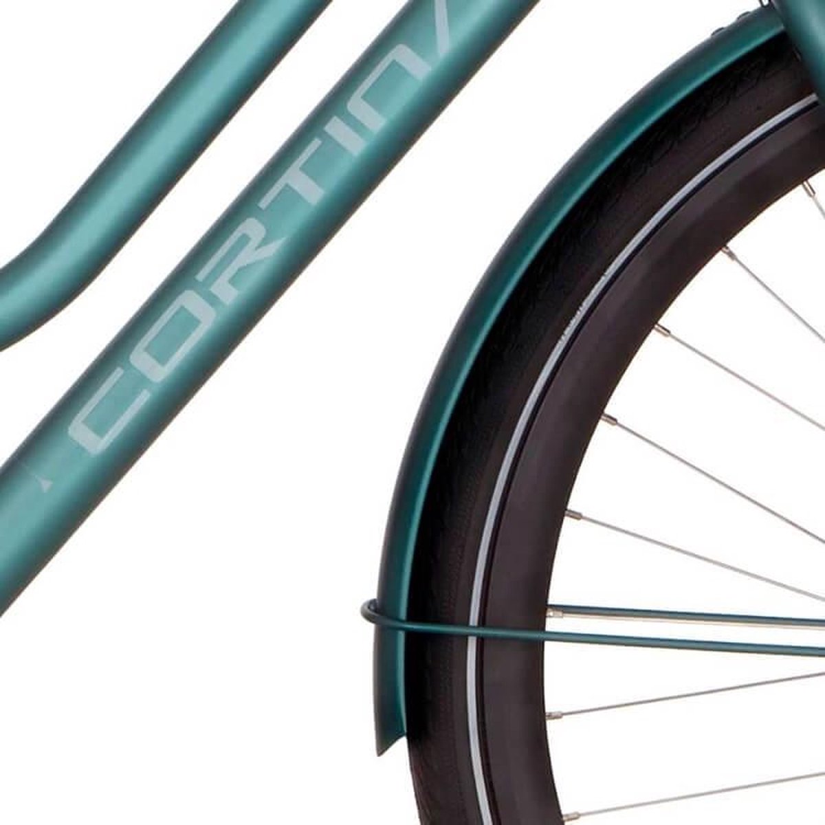 Cortina Spatbord voor 28 Speed matt beryl green Fiets kopen online