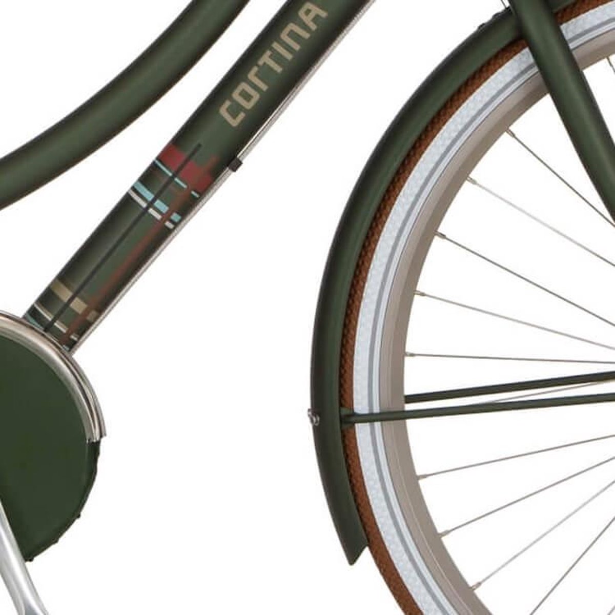 Cortina Spatbord voor 28 U4 hunter green matt Fiets kopen online
