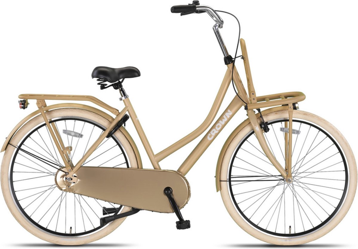 crown holland transportfiets 28 inch 53cm goud