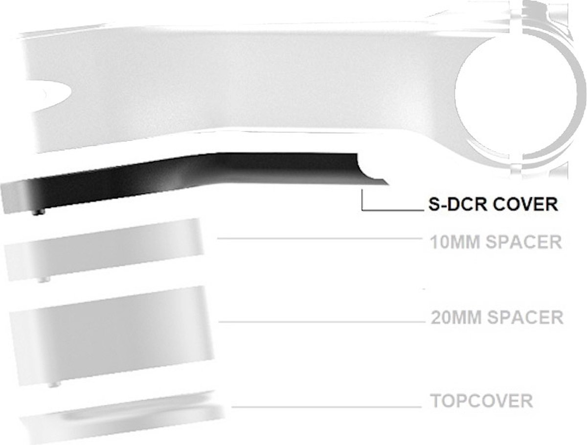 dedacciai cover superbox 110mm nylon zwart