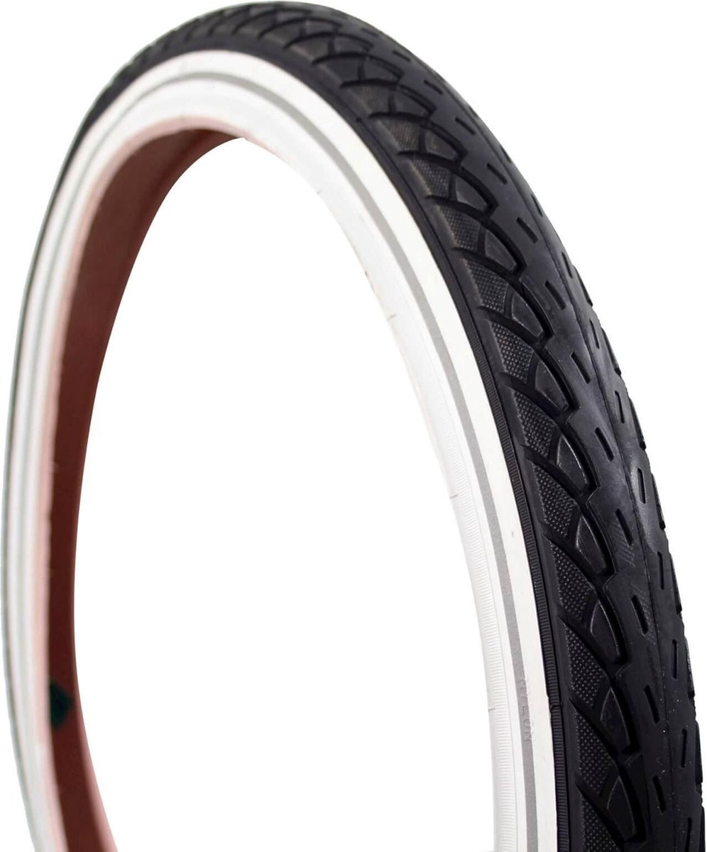 deli buitenband 22x1 75 r zwart wit