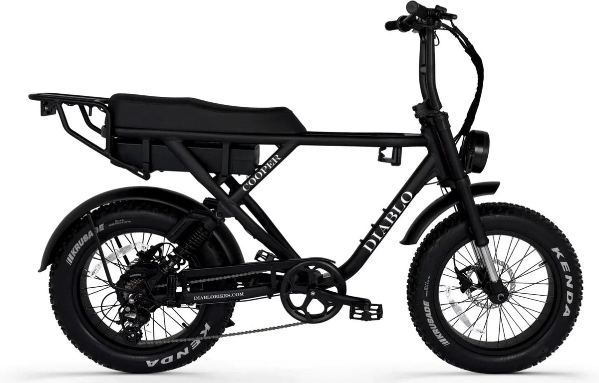 Diablo Cooper - Fatbike - Grijs - 250W - Elektrische Fatbike Fiets (elektrisch) kopen online