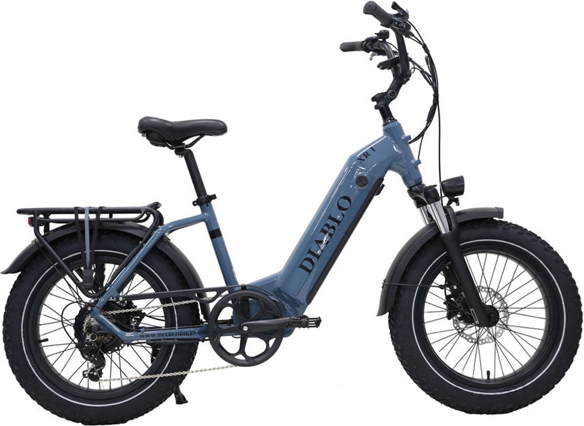 Diablo XR1 - Fatbike - Blauw - 250W - Elektrische Fatbike Fiets (elektrisch) kopen online
