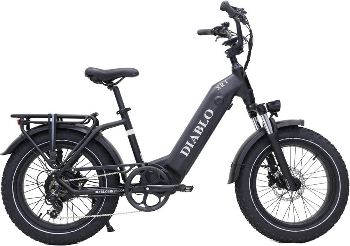 Diablo XR1 - Fatbike - Zwart - 250W - Elektrische Fatbike Fiets (elektrisch) kopen online