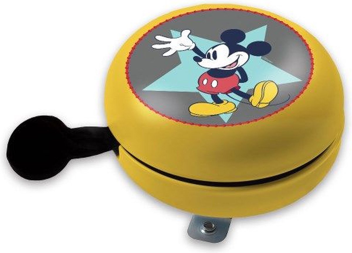 disney bel dingdong minnie mouse geel