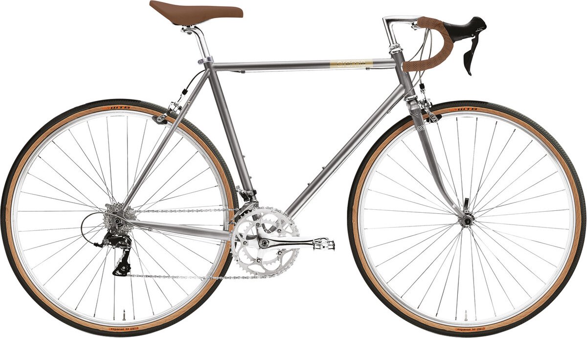 Echo Solo 2x8-speed - Lichtgrijs Fiets kopen online