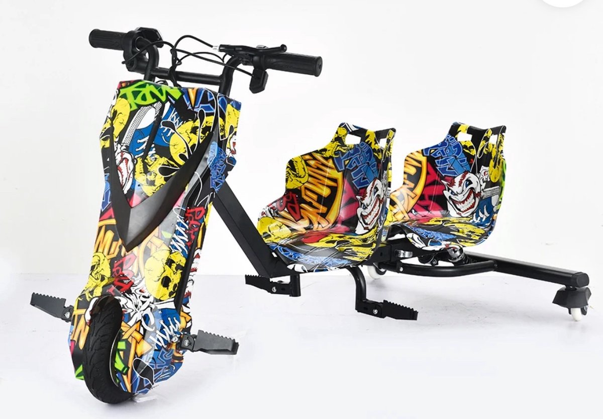 elektrische drift trike 2 personen elektrische kinder kart 20 km h led verlichting bluetooth speaker kinderscooter elektrisch speelgoed