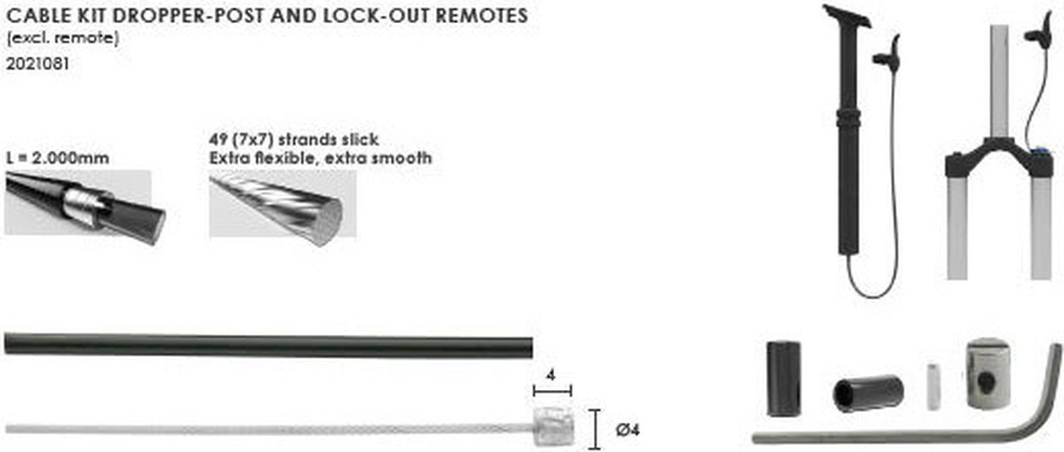 elvedes kabelkit dropper post lock out remotes sf 2021081