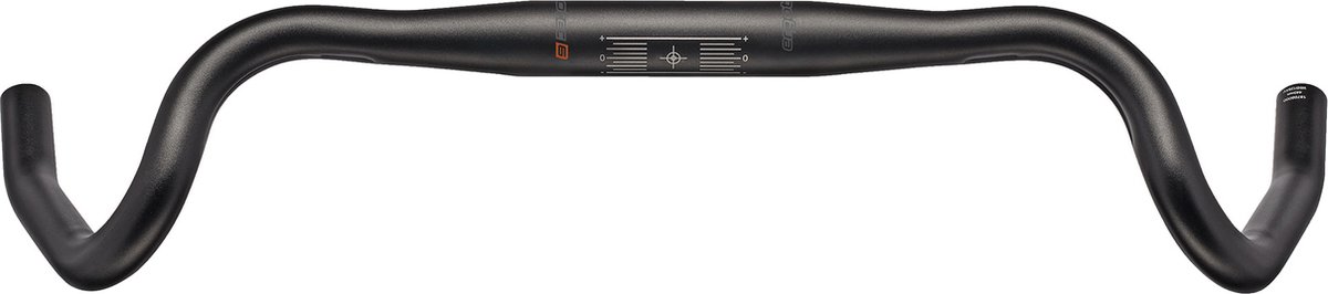 elvedes stuur gravel 440 580mm 31 8 21 alu zwart