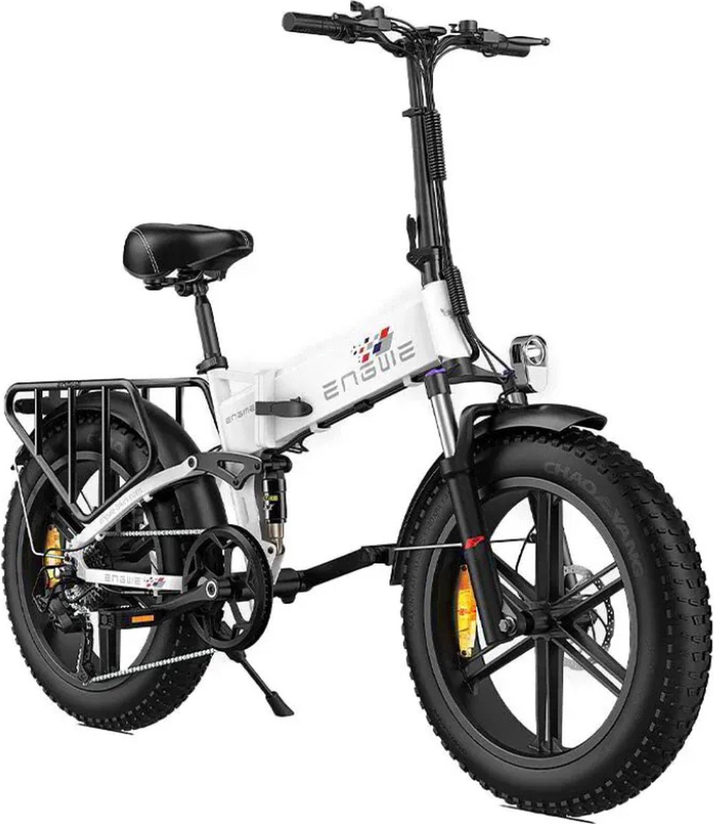 ENGWE Engine X Elektrische Vouwfiets - Fatbike - 20 Inch - 250W Motor - 7 Versnellingen - 100 km Actieradius - Mechanische Schijfremmen - Wit Fiets (elektrisch) kopen online