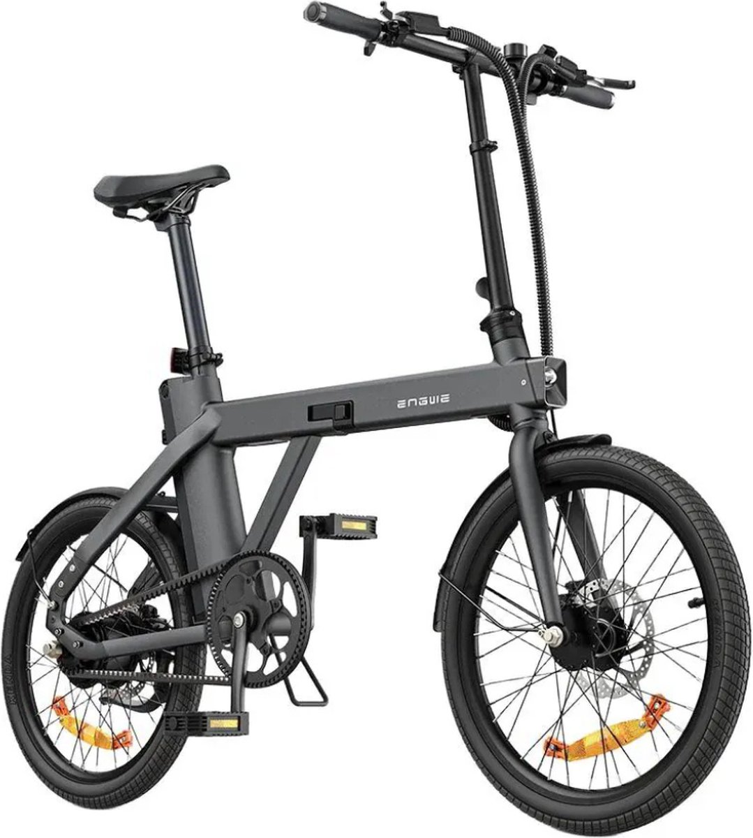 ENGWE P20 Elektrische Vouwfiets - Carbon Riemaandrijving - 20 Inch - 250W Motor - 100 km Actieradius - Hydraulische Schijfremmen - Zwart Fiets (elektrisch) kopen online
