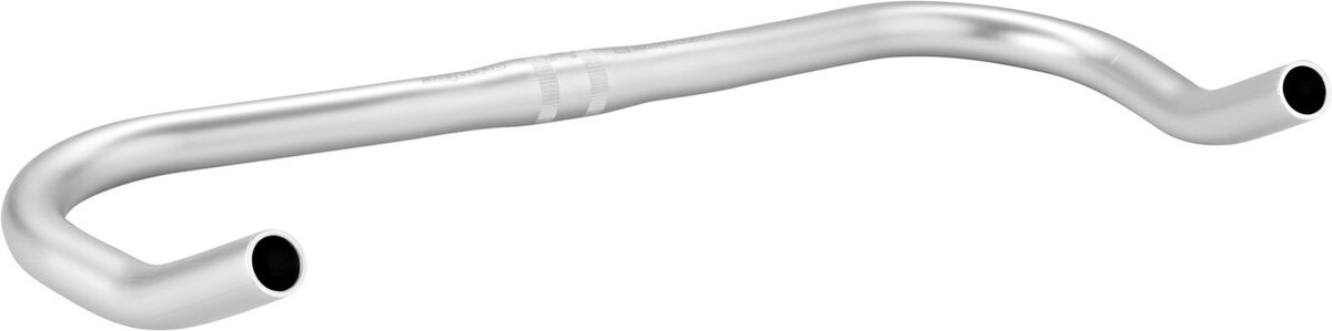 ergotec stuur fixie horn bar 25 4mm zilver