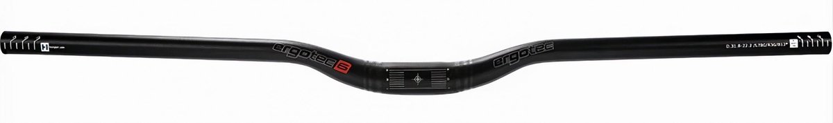 ergotec stuur mtb low riser 31 8 x 780 mm zwart