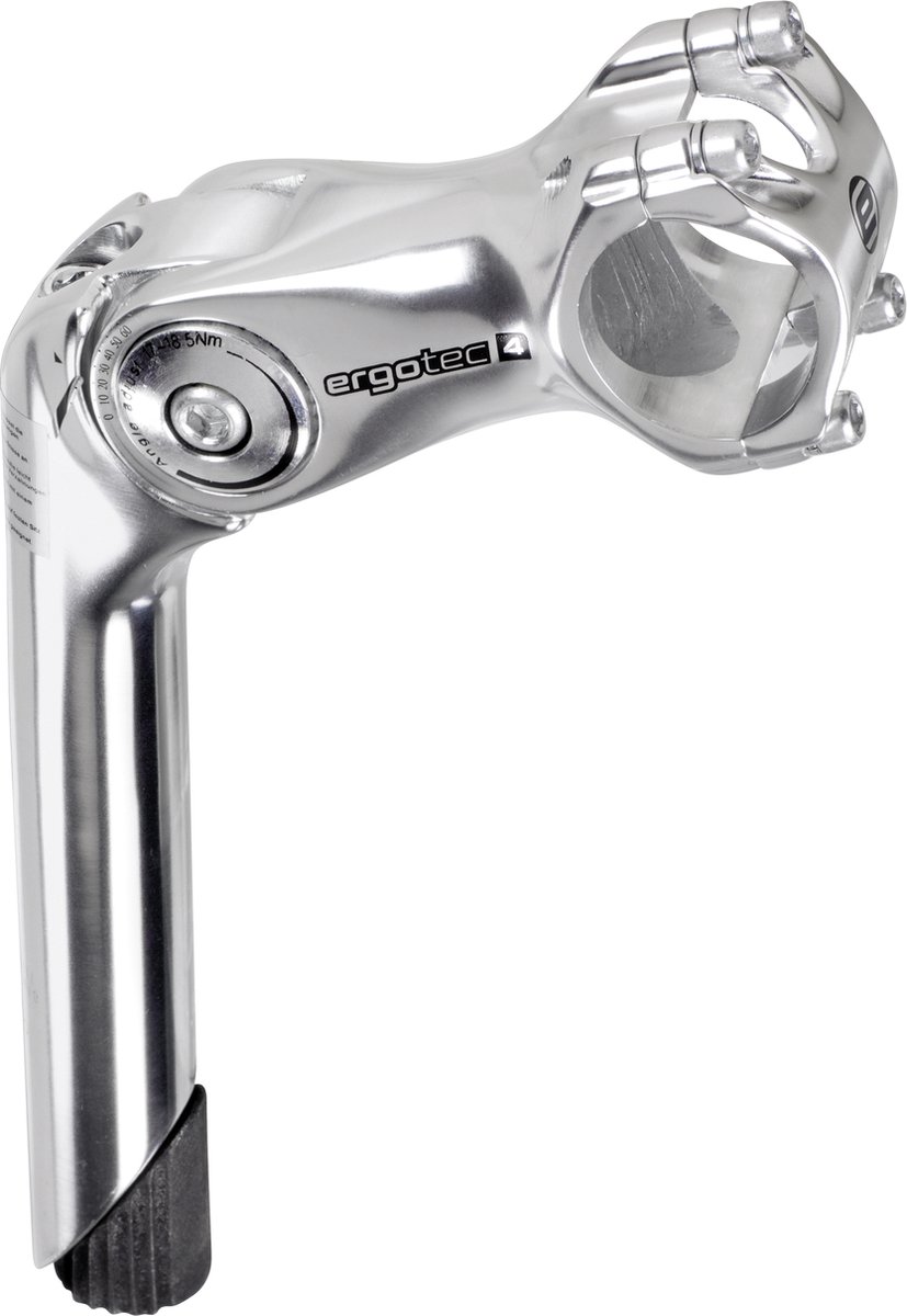 ergotec stuurpen octopus 2 tube 25 4 31 8 180 90 zilver