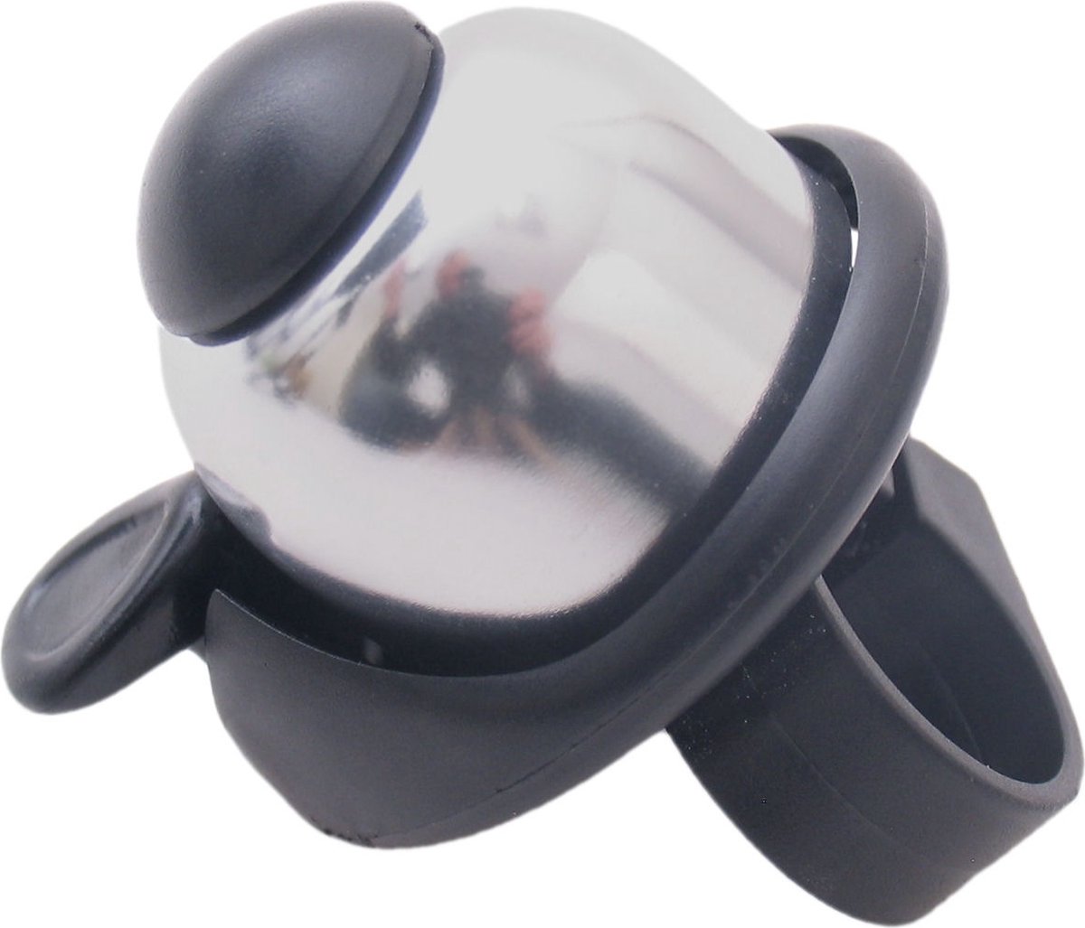 fietsbel edge bella design mini 36mm zilver op kaart