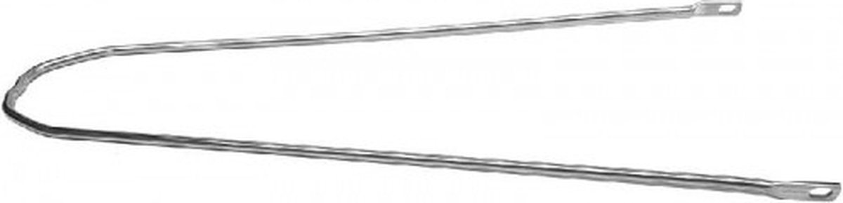 gazelle spatbordstang draad 28 50 347mm zilver scatto