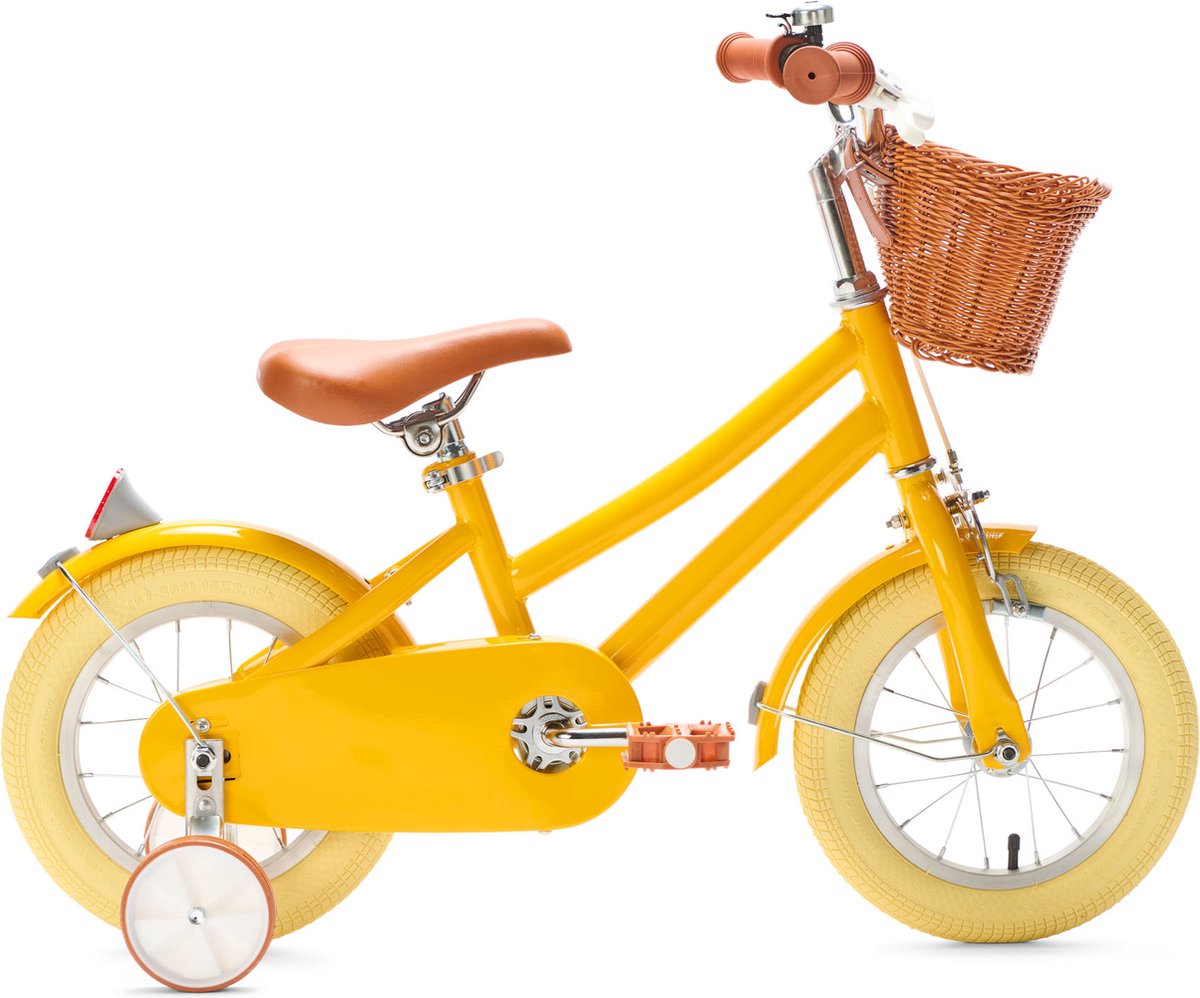 Generation Hip 12 inch Kinderfiets – Geel - Voor kinderen van 2 tot 4 jaar Kinderfiets kopen online