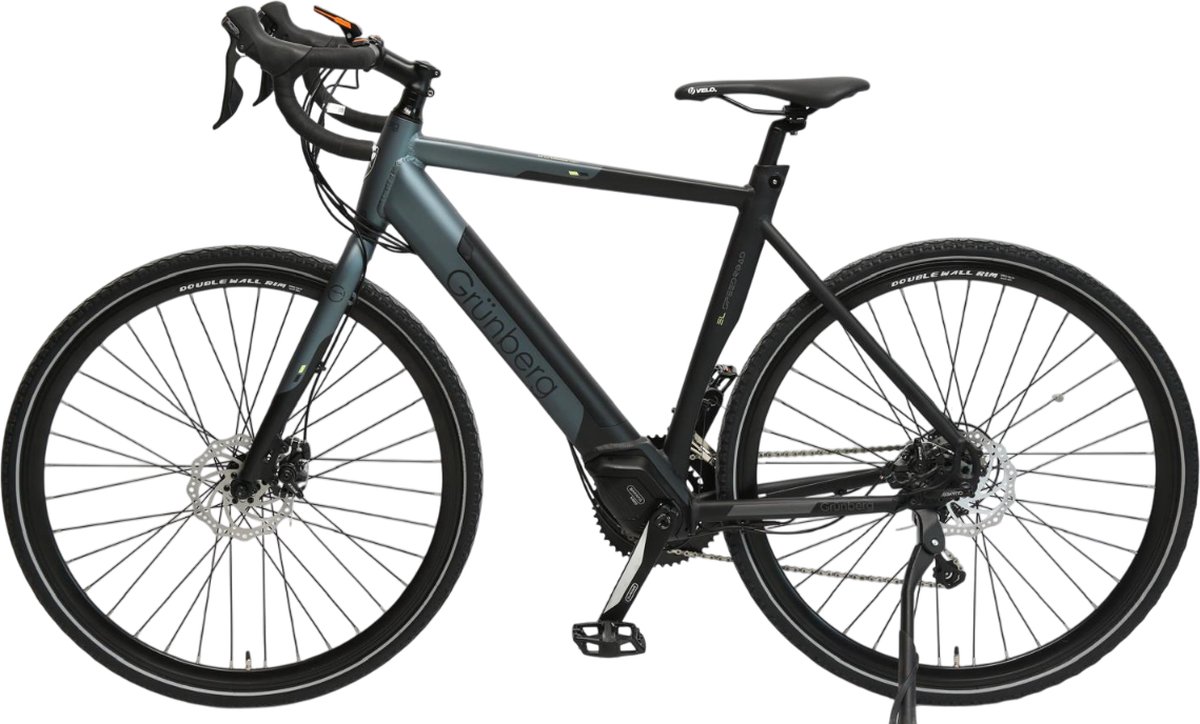 Grünberg El Speed Road M20 - Elektrische Racefiets - Zwart / Grijs - Lichtgewicht Middenmotor - 100% Rijklaar Fiets (elektrisch) kopen online