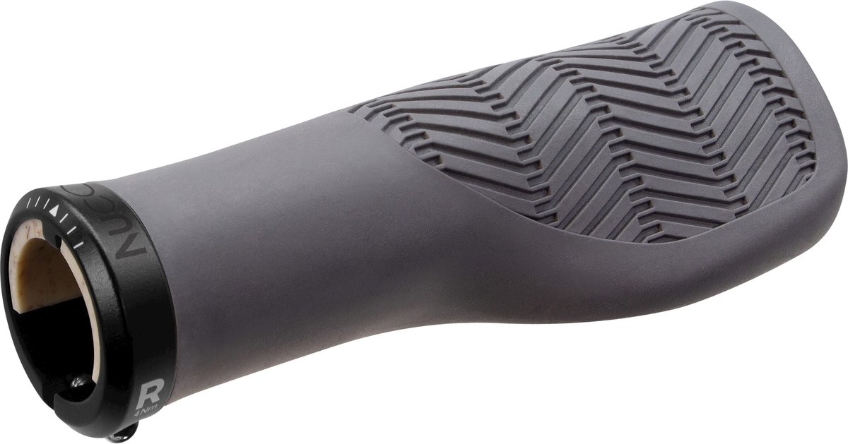 herrmans handvatten nucore grip town wave 130mm grijs