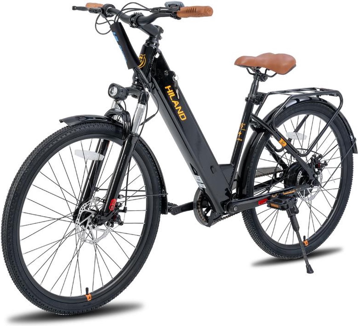 hiland ehd803 e bike elektrische fiets 250w 26 inch 7 8ah zwart