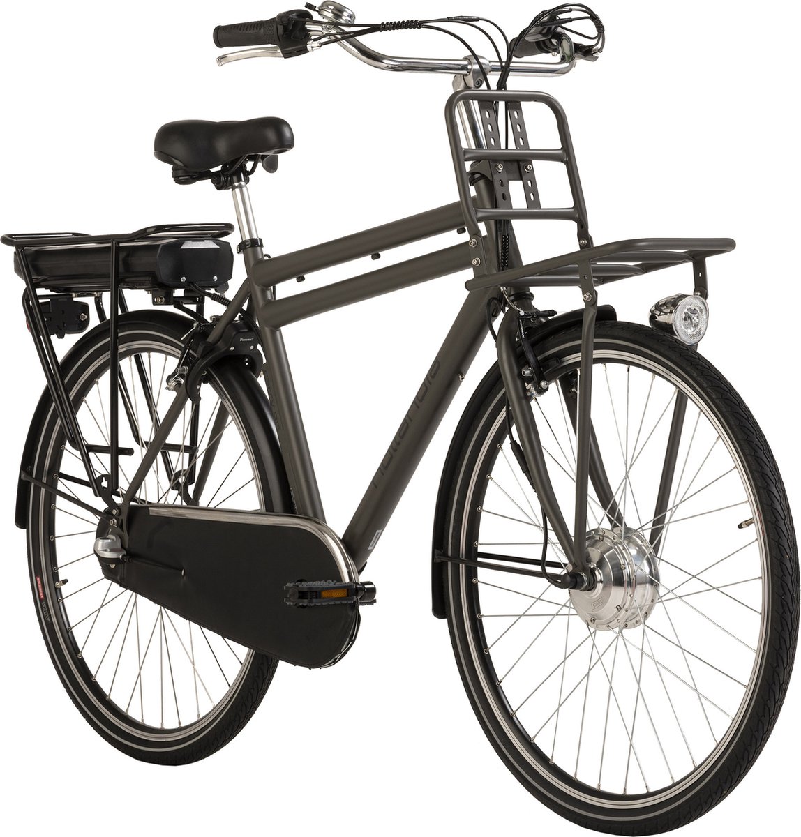 hollandia fiets elektrisch e city fiets heren hollandia carry on 28 e bike 3 versnellingen