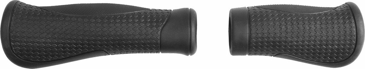 Kgs Ergo grip handvat set kort/lang 95/130 mm zwart Fiets kopen online