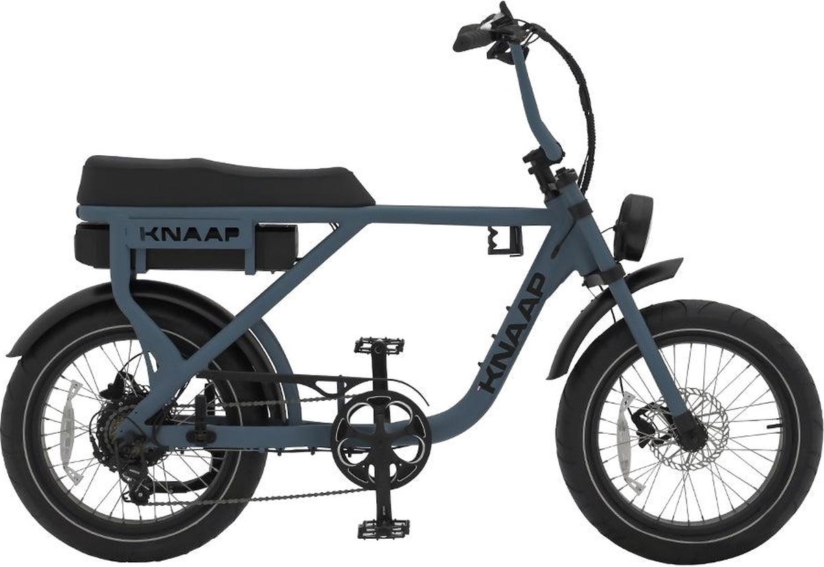 KNAAP AMS X - Fatbike - Blauw - 250W - Elektrische Fatbike Fiets (elektrisch) kopen online