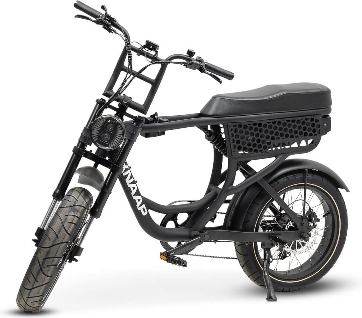 knaap bcn black front rack elektrische fatbike rijklaar 2 jaar garantie lid van rai vereniging