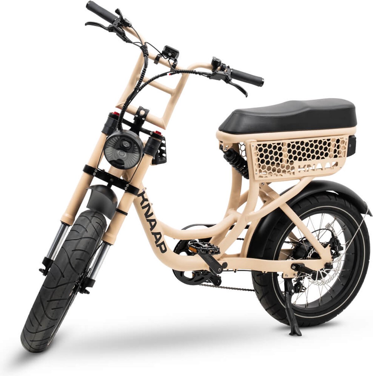 knaap lon sand front rack crate elektrische fatbike rijklaar 2 jaar garantie lid van rai vereniging