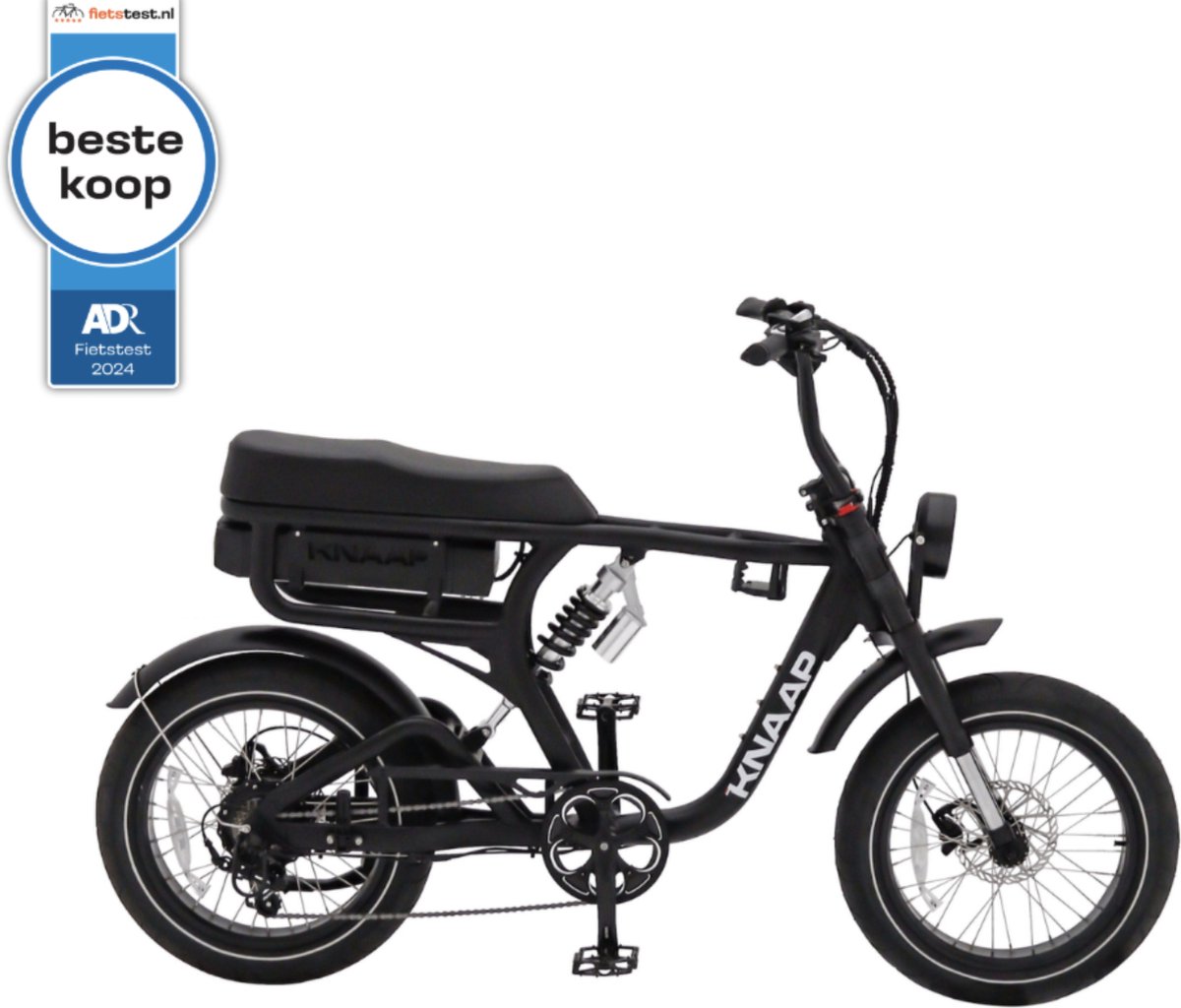knaap rtd x black front rack crate elektrische fatbike beste koop 2024 rijklaar 2 jaar garantie lid van rai vereniging
